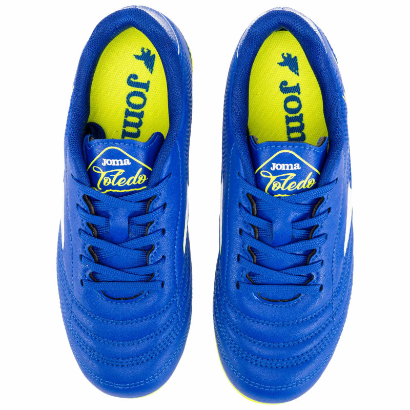 Бутси футбольні дитячі JOMA TOLEDO TOJW2504HG розмір 29-37 синій-жовтий