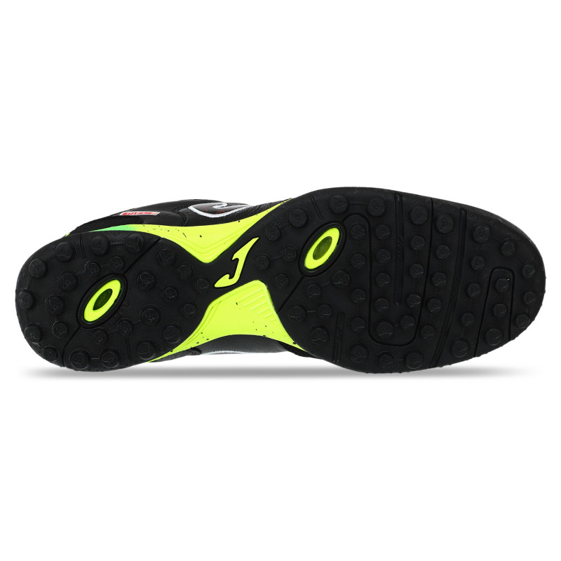 Сороконіжки футбольні Joma TOP FLEX TOPS2401TF розмір 39-45 чорний-салатовий