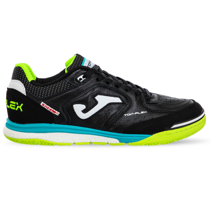 Футзалки взуття для міні-футболу Joma TOP FLEX REBOUND TORS2301IN розмір 39-43 чорний-салатовий