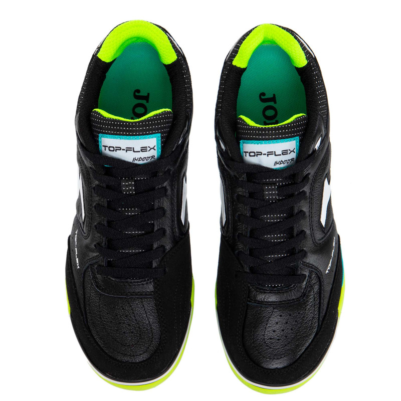 Футзалки взуття для міні-футболу Joma TOP FLEX REBOUND TORS2301IN розмір 39-43 чорний-салатовий