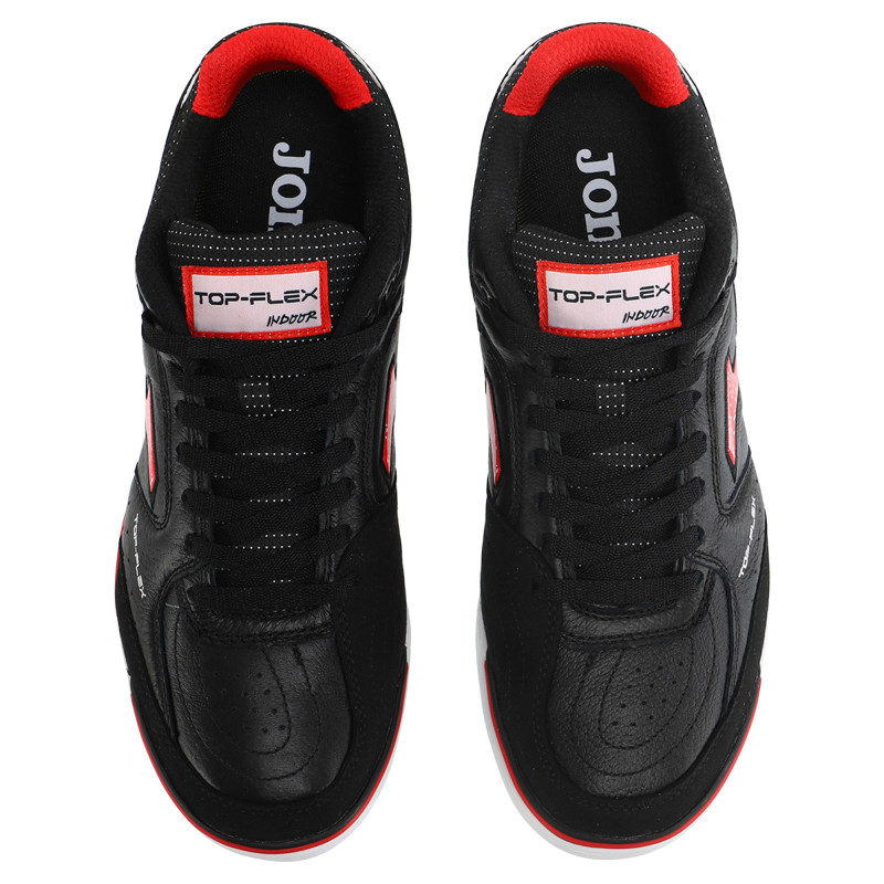 Футзалки взуття для міні-футболу Joma TOP FLEX PEBOUND TORW2301IN розмір 39-43 чорний-червоний