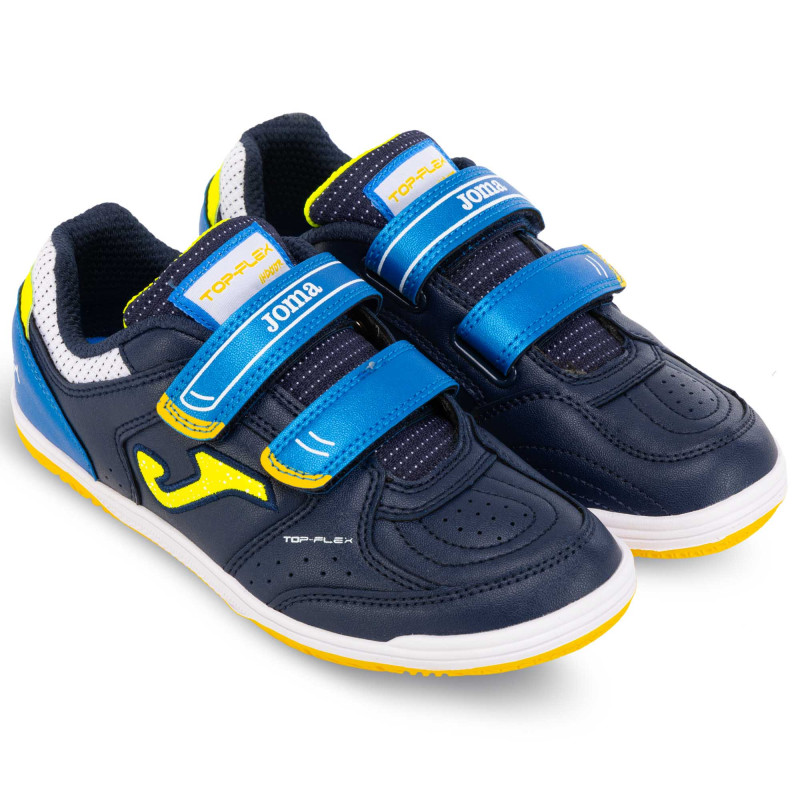 Футзалки взуття для міні-футболу дитяче Joma TOP FLEX TPJW2503INV розмір 29-33 темно-синій