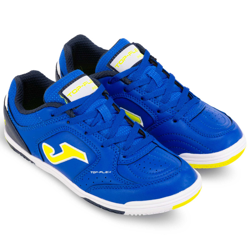 Футзалки взуття для міні-футболу дитяче Joma TOP FLEX TPJW2505IN розмір 30-37 синій
