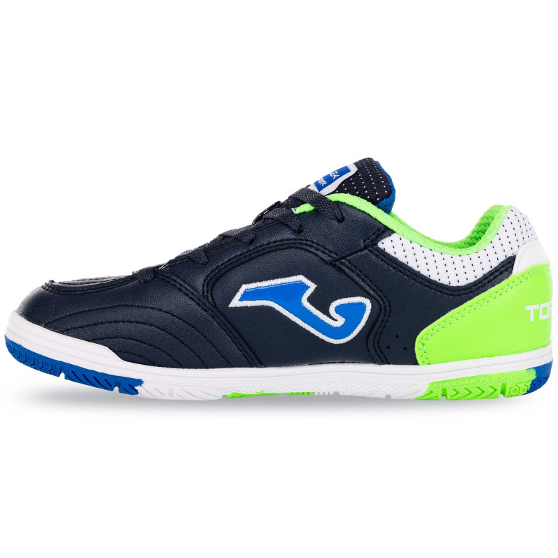 Футзалки взуття для міні-футболу дитяче Joma TOP FLEX TPJW2533IN розмір 30-37 темно-синій