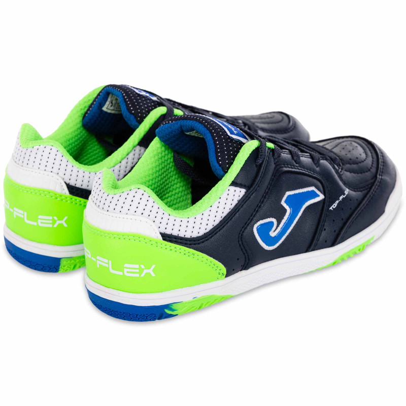 Футзалки взуття для міні-футболу дитяче Joma TOP FLEX TPJW2533IN розмір 30-37 темно-синій