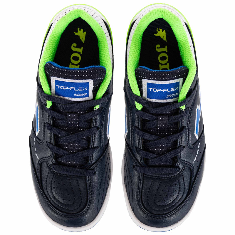 Футзалки взуття для міні-футболу дитяче Joma TOP FLEX TPJW2533IN розмір 30-37 темно-синій