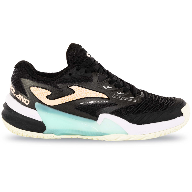 Кросівки тенісні жіночі Joma ROLAND LADY TROLLW2501AC розмір 36-39 чорний