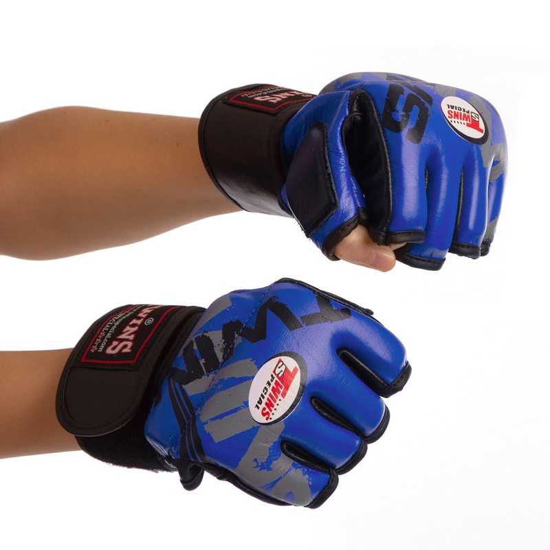 Рукавиці для змішаних єдиноборств MMA TWN TW-001 M-XL кольори в асортименті