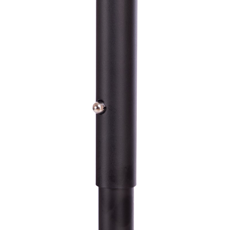 Фітнес батут для джампінгу складаний круглий з ручкою Zelart TX-6388B-40 ø101см чорний-червоний