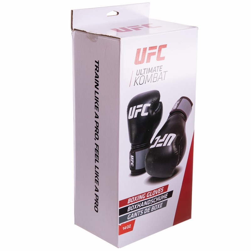 Боксерські рукавиці UFC Boxing UBCF-75181 14 унцій чорний