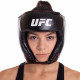 Шолом боксерський відкритий PU UFC UBCF-75182 чорний