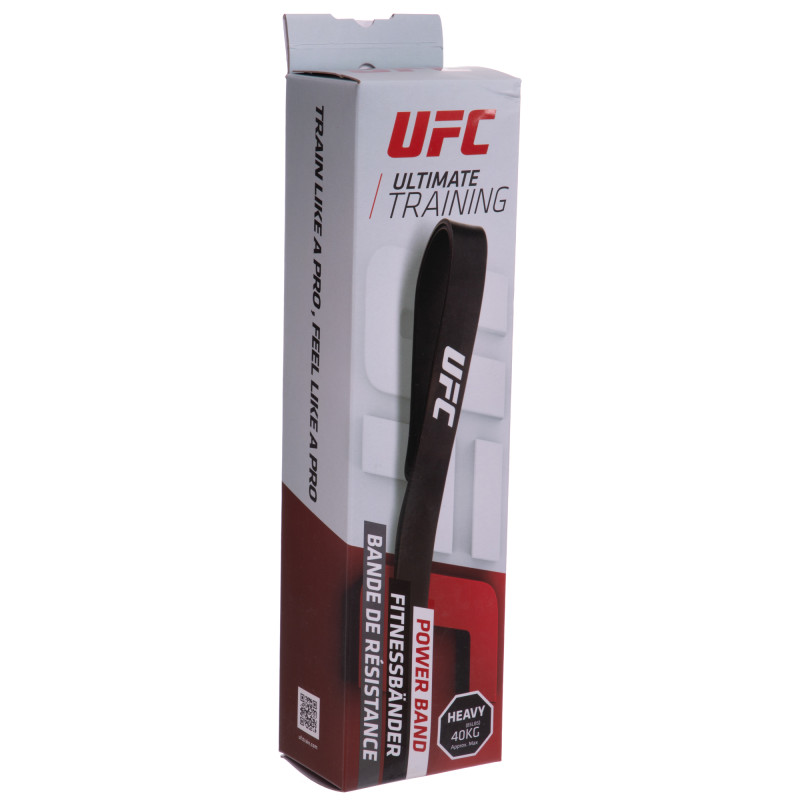 Гума петля для підтягувань та тренувань стрічка силова UFC POWER BANDS UHA-69168 HEAVY чорний