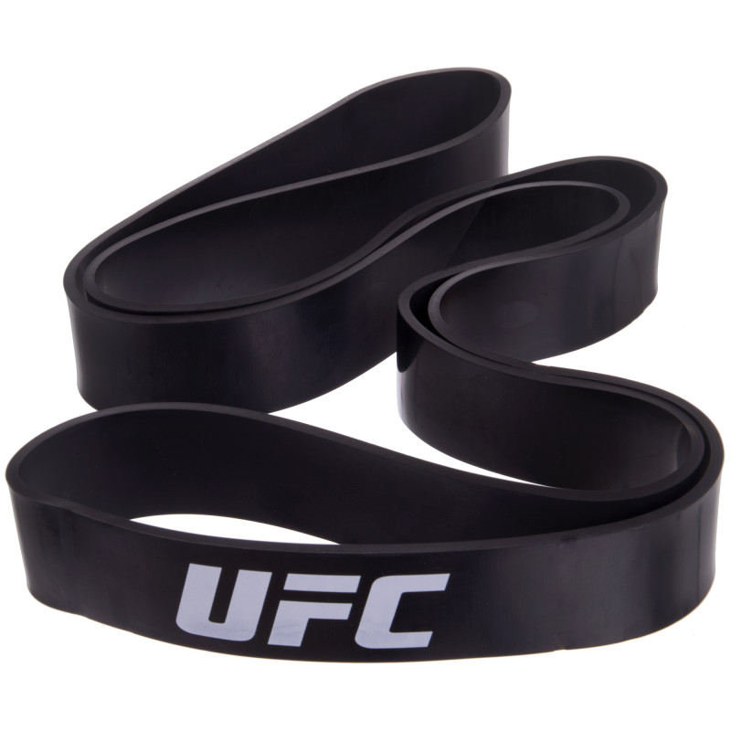 Гума петля для підтягувань та тренувань стрічка силова UFC POWER BANDS UHA-69168 HEAVY чорний