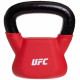Гиря тренувальна цільна з PVC покриттям UFC UHA-69694 вага 8кг червоний