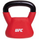 Гиря тренувальна цільна з PVC покриттям UFC UHA-69695 вага 10кг червоний