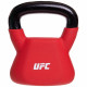 Гиря тренувальна цільна з PVC покриттям UFC UHA-69696 вага 12кг червоний