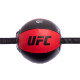 Груша боксерська на розтяжках кругла пневматична UFC UHK-69749 20см чорний-червоний