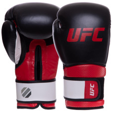 Боксерські рукавиці шкіряні UFC PRO Training UHK-69991 16унцій червоний-чорний