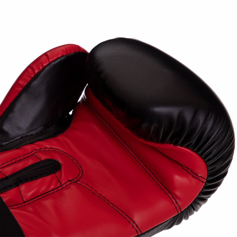 Боксерські рукавиці UFC PRO Compact UHK-69999 L червоний-чорний
