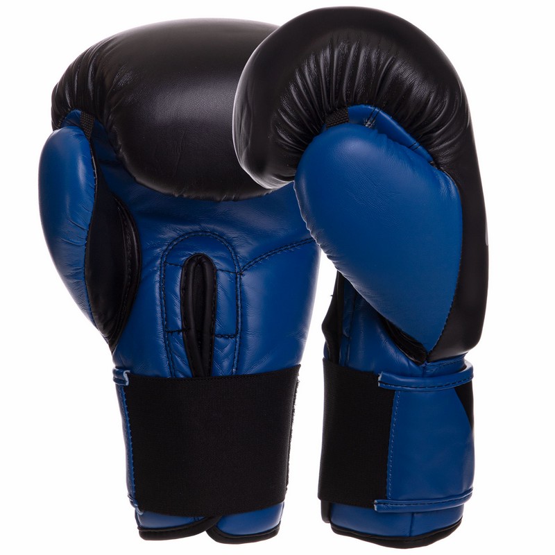 Боксерські рукавиці UFC PRO Compact UHK-75001 S-M синій-чорний