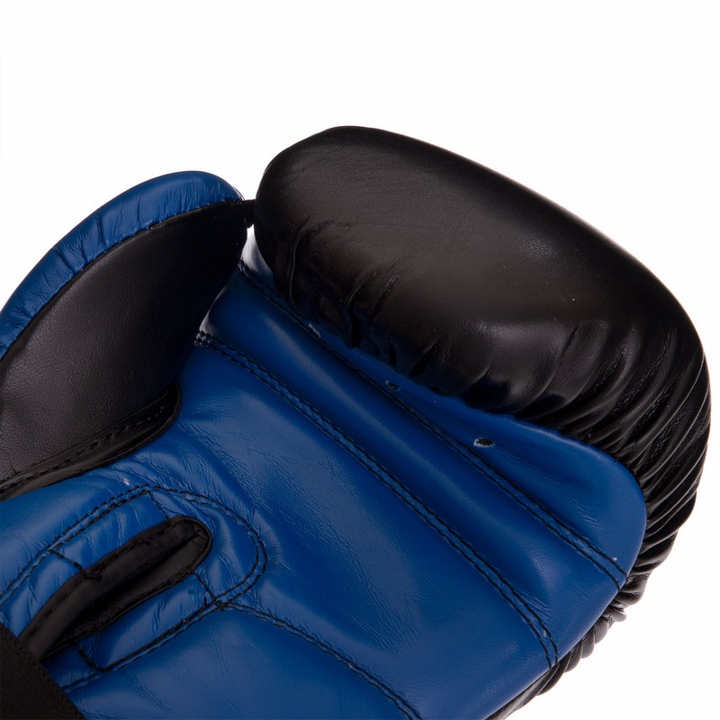 Боксерські рукавиці UFC PRO Compact UHK-75001 S-M синій-чорний