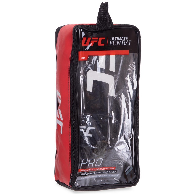 Боксерські рукавиці UFC PRO Washable UHK-75007 S-M чорний