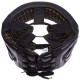 Шолом боксерський у мексиканському стилі шкіряний UFC PRO Prem Lace Up UHK-75056 L-XL чорний