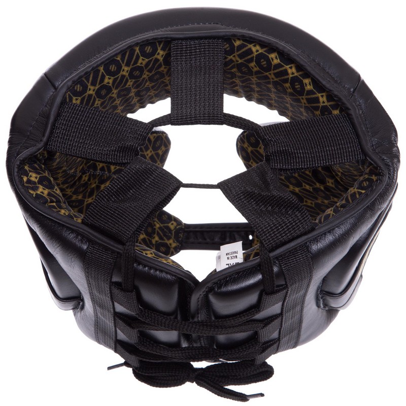 Шолом боксерський у мексиканському стилі шкіряний UFC PRO Prem Lace Up UHK-75057 2XL чорний