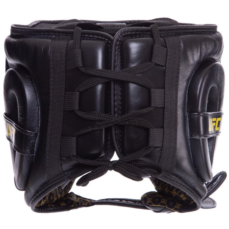 Шолом боксерський у мексиканському стилі шкіряний UFC PRO Prem Lace Up UHK-75057 2XL чорний