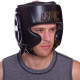 Шолом боксерський у мексиканському стилі шкіряний UFC PRO Prem Lace Up UHK-75057 2XL чорний