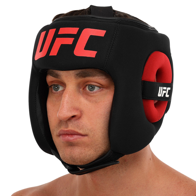 Шолом боксерський відкритий неопреновий UFC PRO UHK-75060 S-M чорний