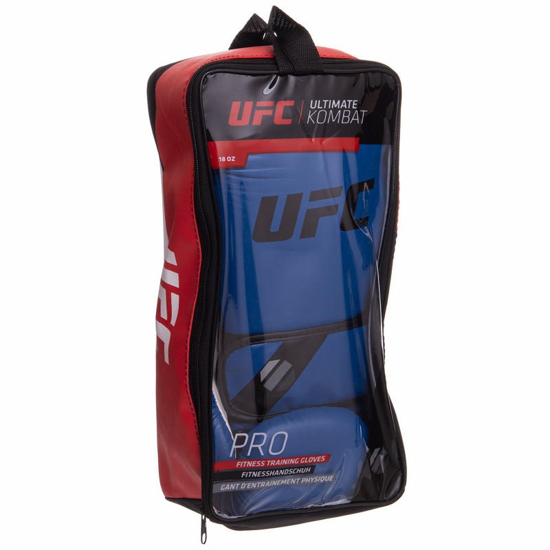 Боксерські рукавиці UFC PRO Fitness UHK-75114 18 унцій синій