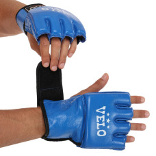 Рукавиці для змішаних єдиноборств MMA VELO ULI-4018 S-XL кольори в асортименті