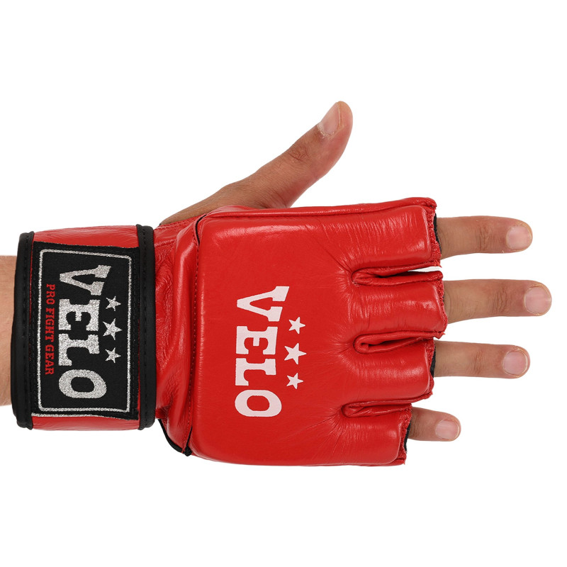 Рукавиці для змішаних єдиноборств MMA VELO ULI-4018 S-XL кольори в асортименті