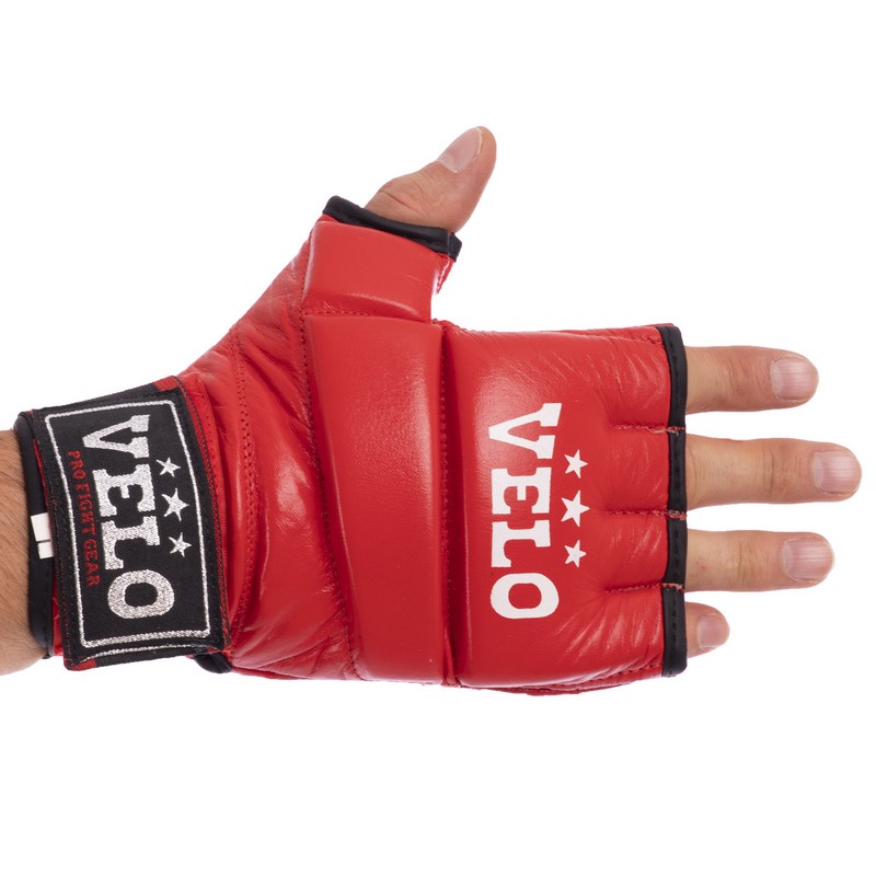 Рукавиці для змішаних єдиноборств MMA VELO ULI-4023 S-XL кольори в асортименті