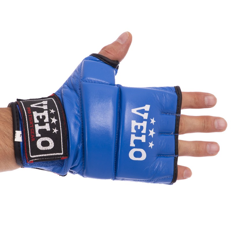 Рукавиці для змішаних єдиноборств MMA VELO ULI-4023 S-XL кольори в асортименті