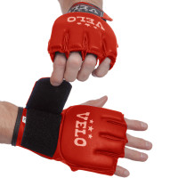 Рукавиці для змішаних єдиноборств MMA VELO ULI-4024 S-XL кольори в асортименті