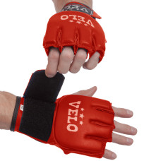 Рукавиці для змішаних єдиноборств MMA VELO ULI-4024 S-XL кольори в асортименті