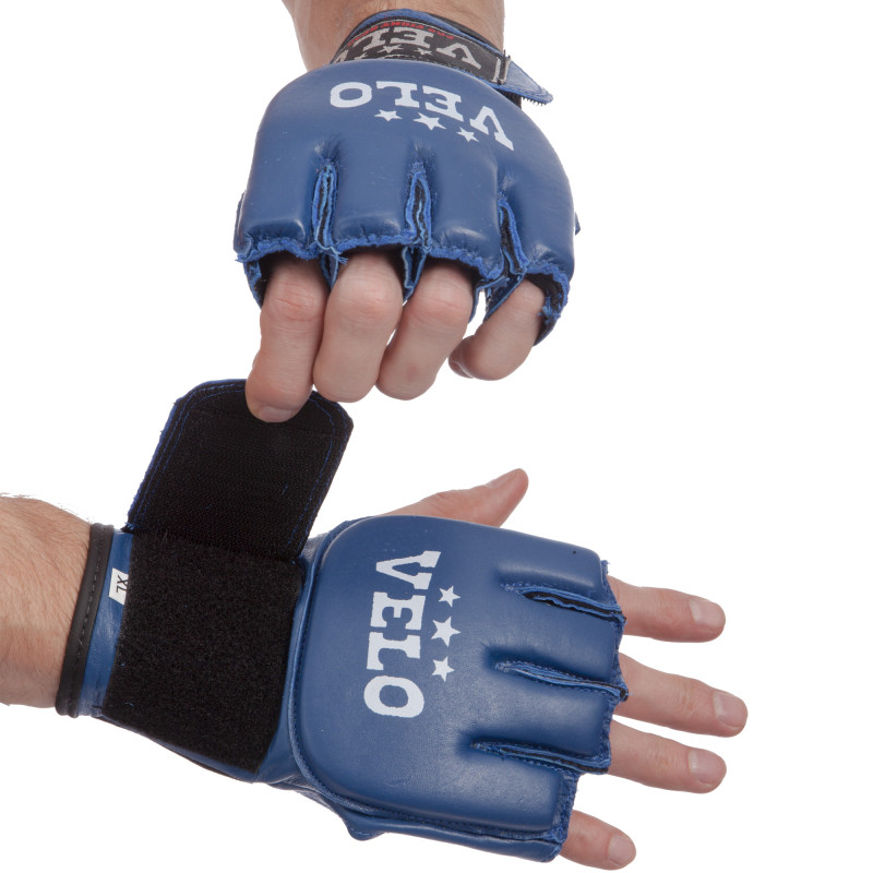 Рукавиці для змішаних єдиноборств MMA VELO ULI-4024 S-XL кольори в асортименті