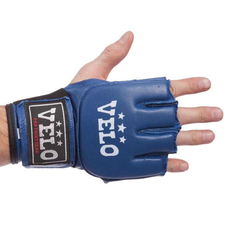 Рукавиці для змішаних єдиноборств MMA VELO ULI-4024 S-XL кольори в асортименті