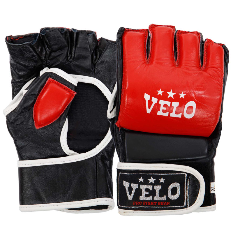 Рукавиці для змішаних єдиноборств MMA VELO ULI-4033 S-XL кольори в асортименті