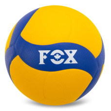 М'яч волейбольний FOX V330W-F №5 PU жовтий-синій