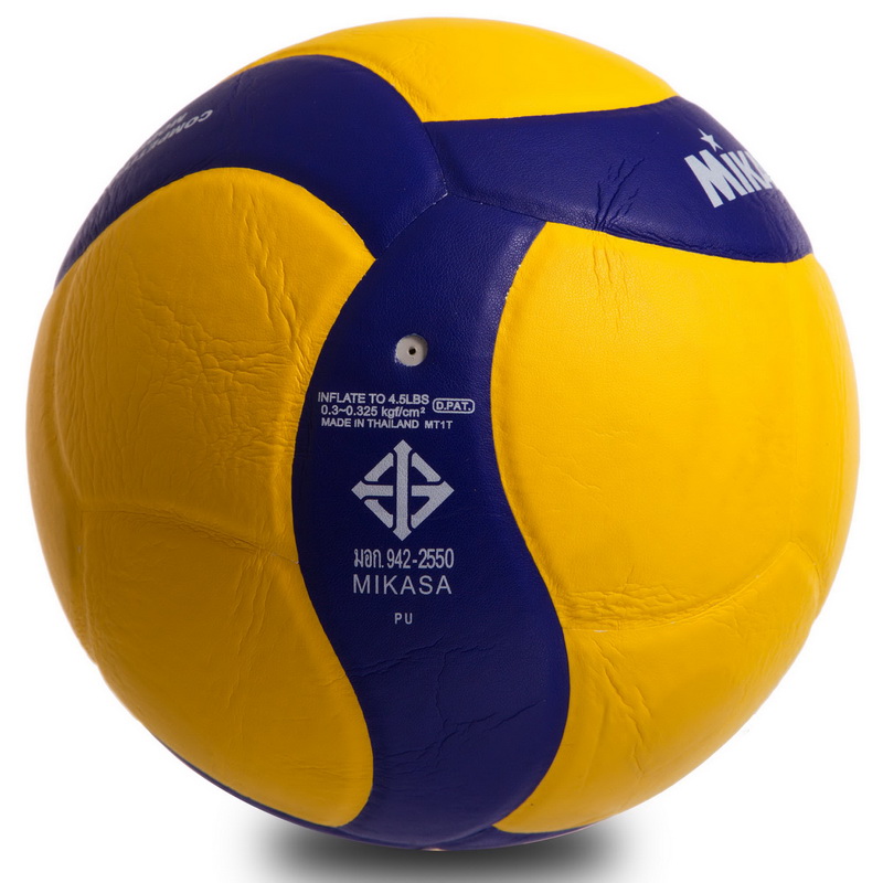 М'яч волейбольний MIKASA V330W №5 PU жовтий-синій
