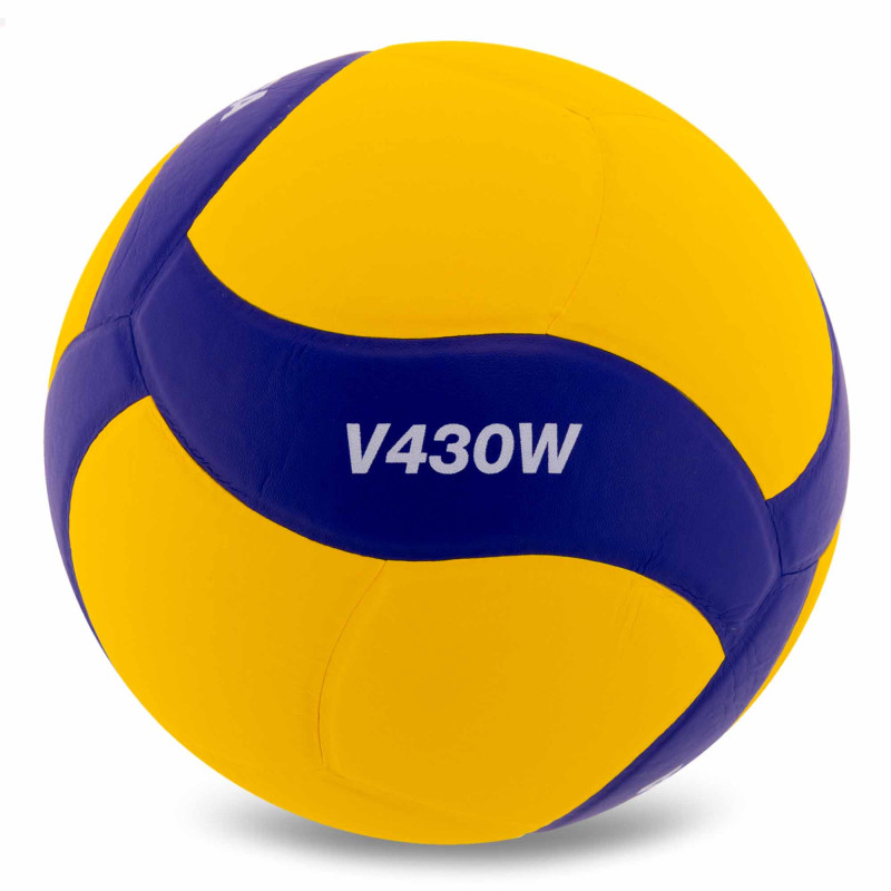 М'яч волейбольний MIKASA V430W №4 PVC жовтий-синій