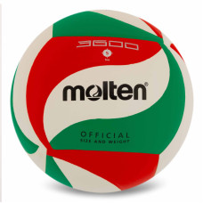 М'яч волейбольний MOLTEN V5M3600 №5 PU білий-зелений-червоний