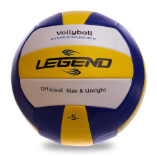 М'яч волейбольний LEGEND VB-1897 №5 PVC синій-жовтий-білий