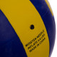 М'яч волейбольний гумовий LEGEND VB-1899 №5 жовтий-білий-синій