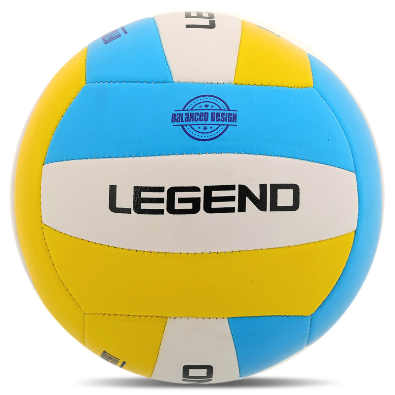 М'яч волейбольний Legend VB-3861 №5 PVC жовто-блакитний-білий