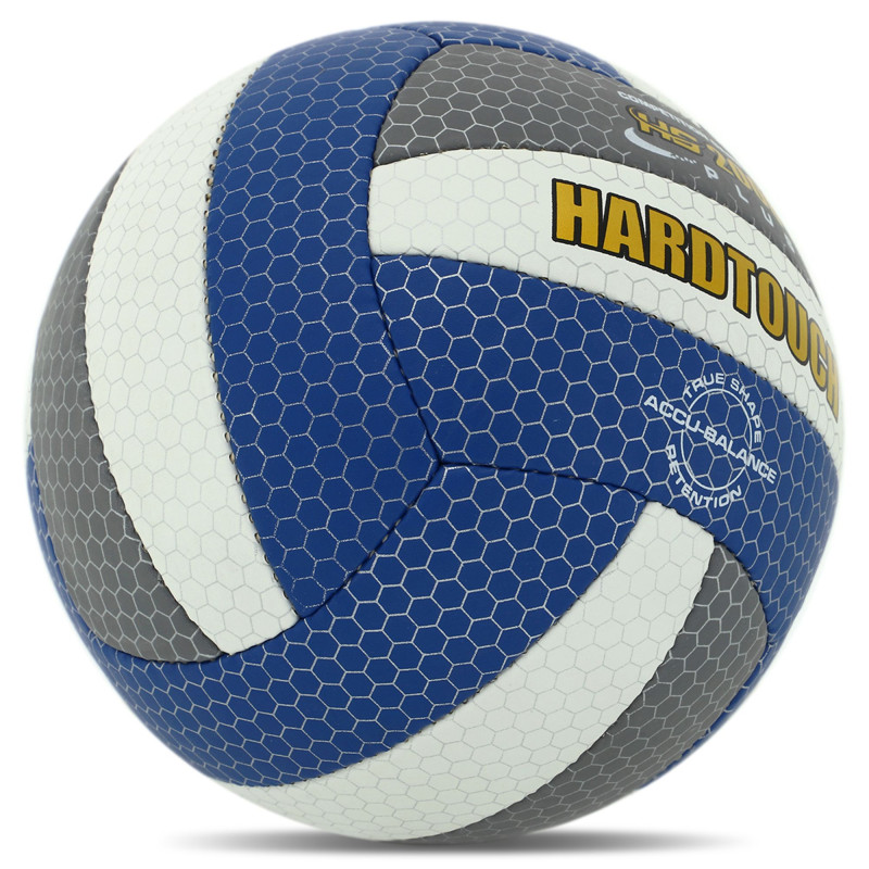 М'яч волейбольний HARD TOUCH VB-4387 №5 PU синьо-сірий-білий
