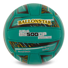 М'яч волейбольний Composite Leather BALLONSTAR BS500CP VB-5222 №5 бірюзовий